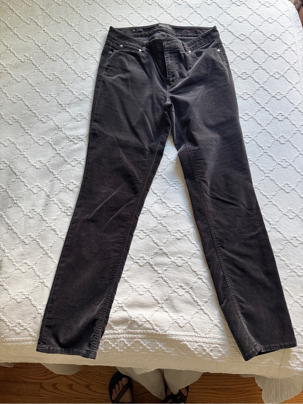 Talbots Velvet Black Straight-Leg Pants